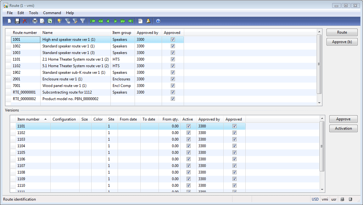 Route form Route form