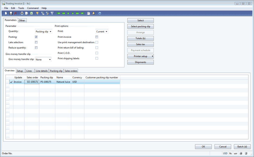 Sales order, Post an Invoice in Microsoft Dynamics AX | Dynamics AX ...